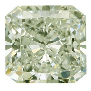 Large square radiant cut stone